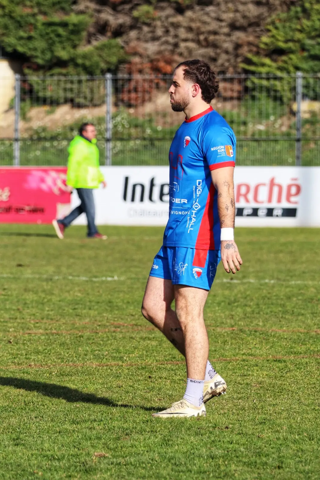 Joueur de rugby du RCC Châteaurenard lors d’une rencontre